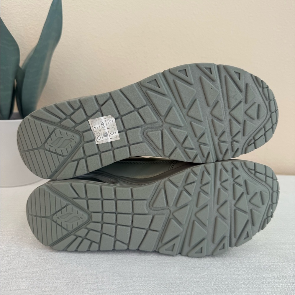 Skechers Sage Pearl Faux Leather Athletic Shoes - Picture 12 of 14